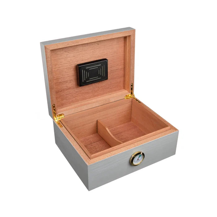 Angelo Cigar Humidor - Grey