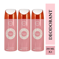 Armaf Vanity Femme Essence Deodorants for Women - 200ML Each (Pack of 3)