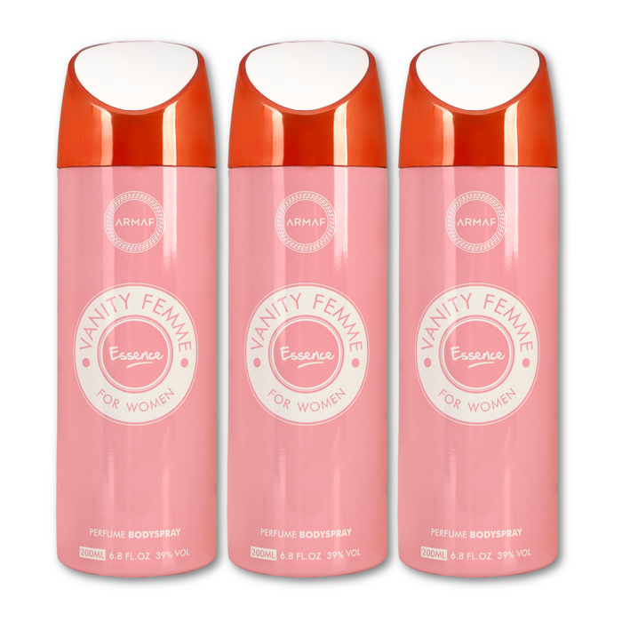 Armaf Vanity Femme Essence Deodorants for Women - 200ML Each (Pack of 3)