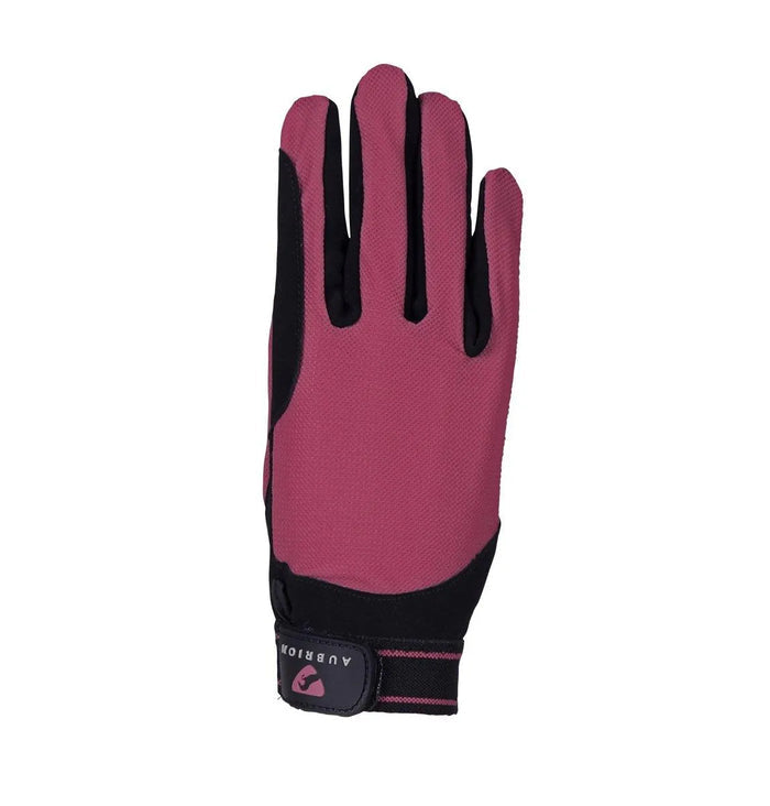 Aubrion Stratos SportFit Riding Gloves - Child - Navy - S