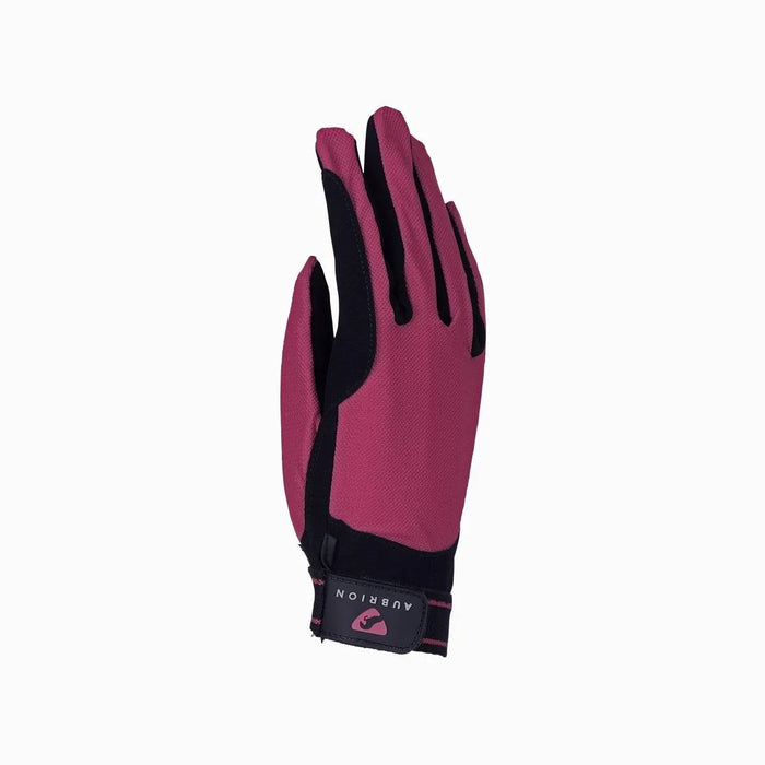 Aubrion Stratos SportFit Riding Gloves - Child - Navy - S
