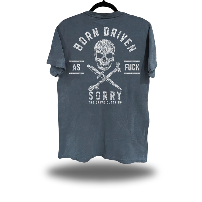 BORN DRIVEN CLASSIC TEE *BLUE JEAN*
