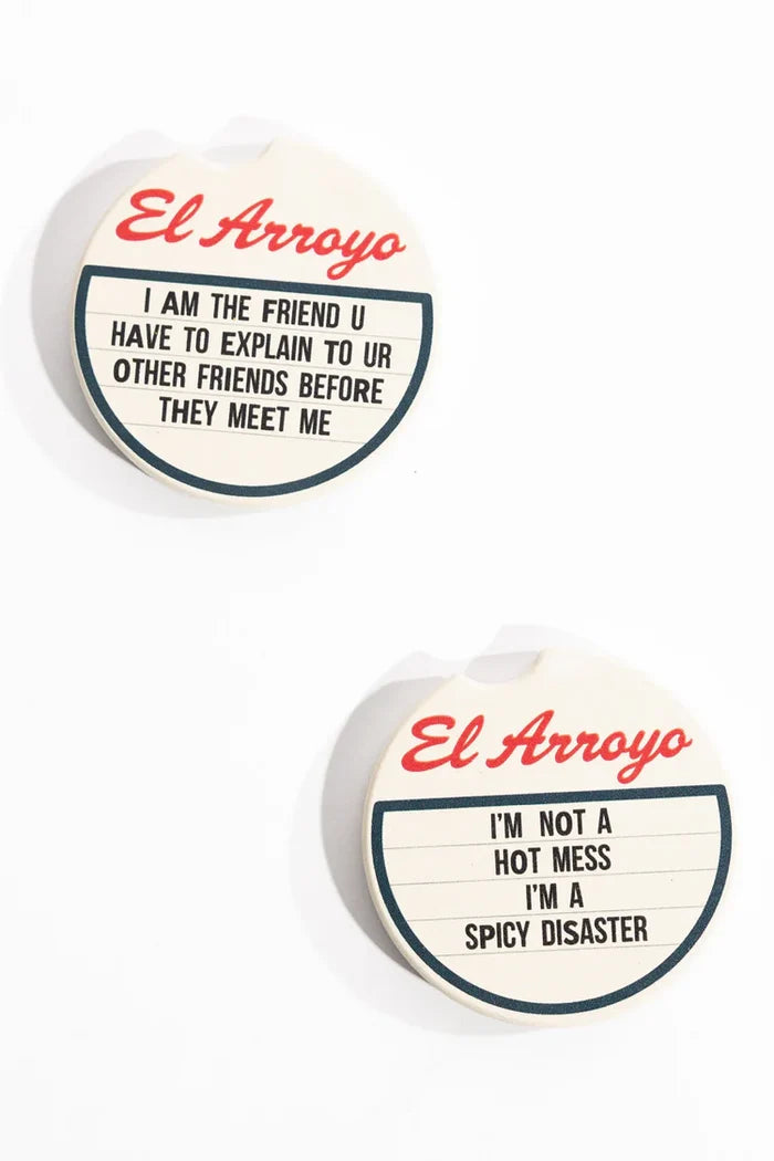Car Coaster Set - Spicy Disaster