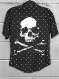 CROSSBONE INFINITY SKULL BUTTON UP