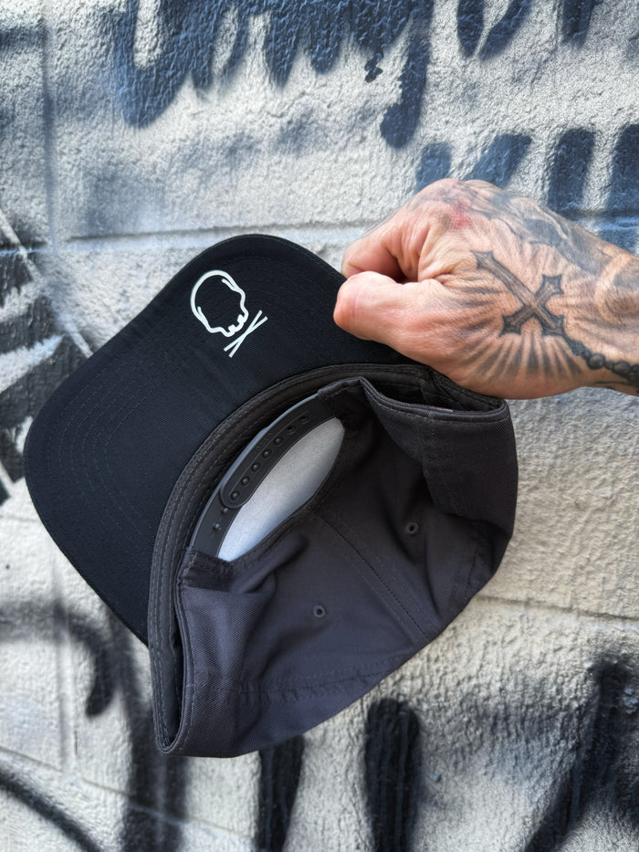 CROWNED CHAOS BLACK & GREY BASEBALL HAT