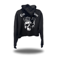 CROWNED CHAOS CROP HOODIE