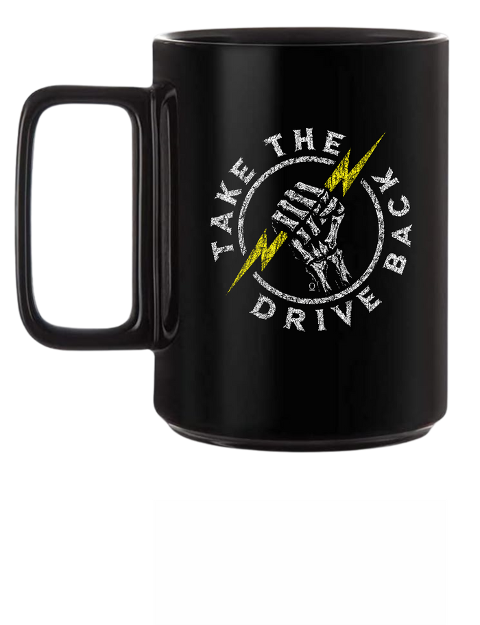 DRIVE BACK COFFEE MUG
