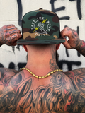 DRIVE BACK GREEN CAMO HAT