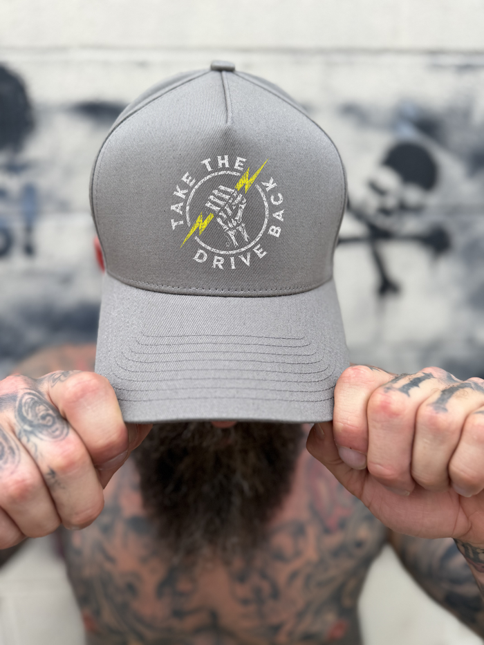 DRIVE BACK RETRO GREY HAT