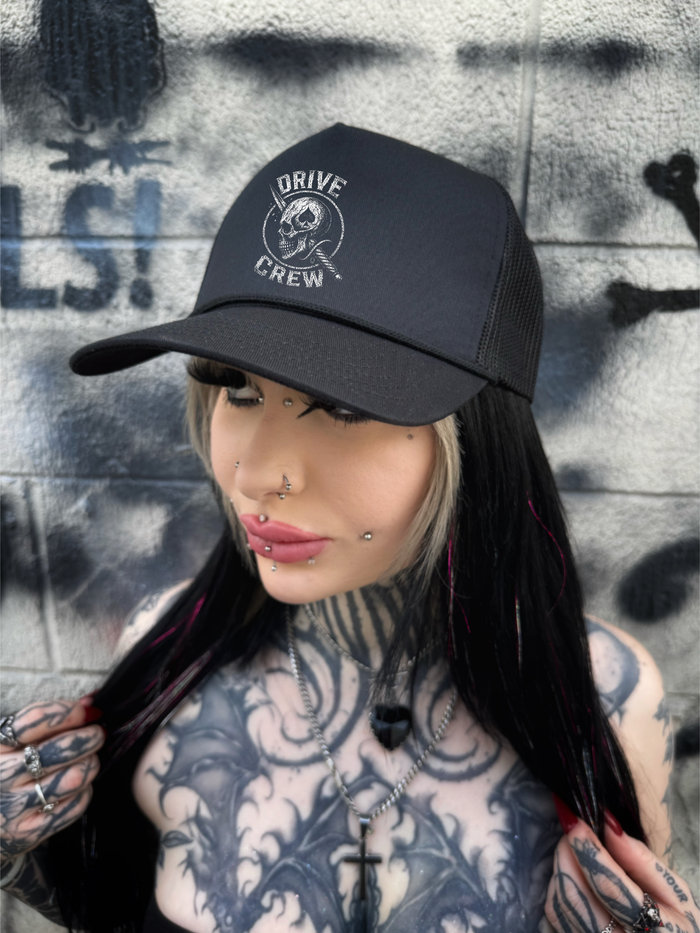 DRIVE CREW CURVED BILL BLACK HAT