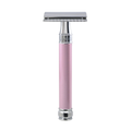 Edwin Jagger | Pink Pearl Effect DE Safety Razor (Long)