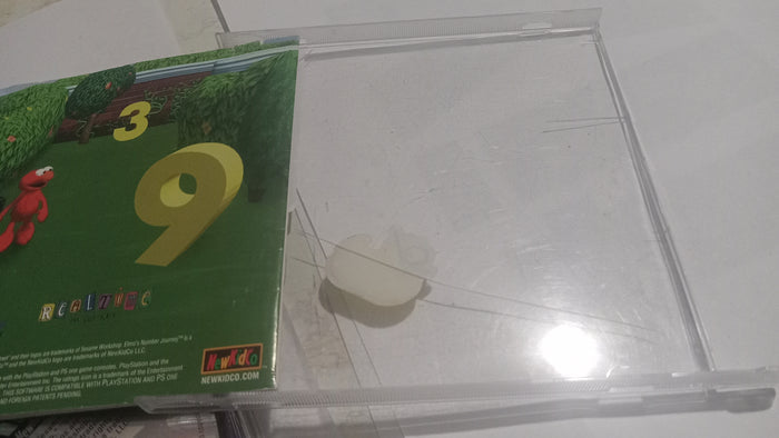 Elmo's Number Journey Sesame Street PS1 Tested Playstation 1 Video Game
