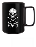 FAFO SKULL COFFEE MUG