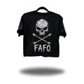 FAFO SKULL CROP TOP