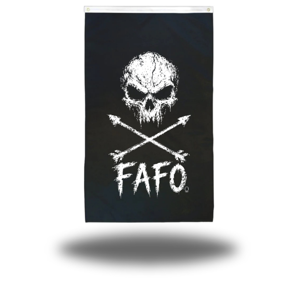 FAFO SKULL FLAG