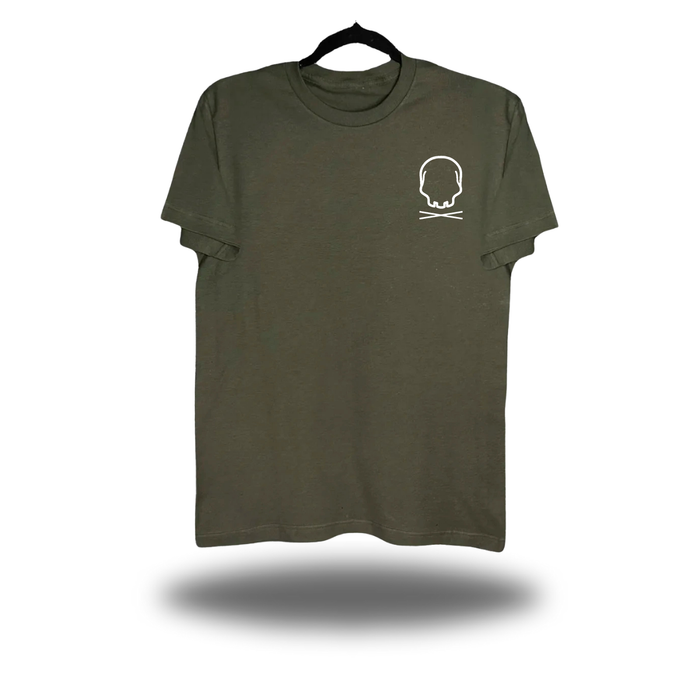 FAFO SKULL MILITARY GREEN CLASSIC TEE