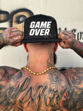 GAME OVER BLACK CAMO FLAT BILL HAT