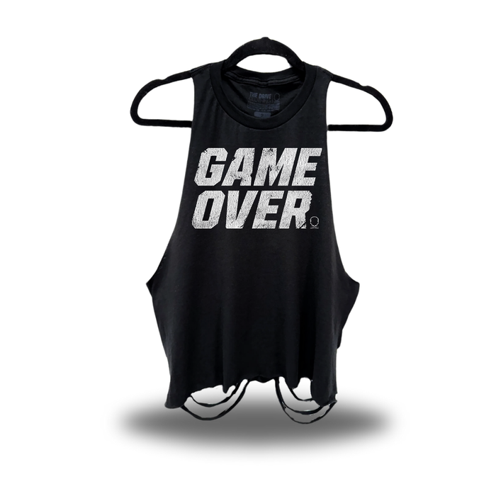 GAME OVER ROAD RASH CROP TANK TOP