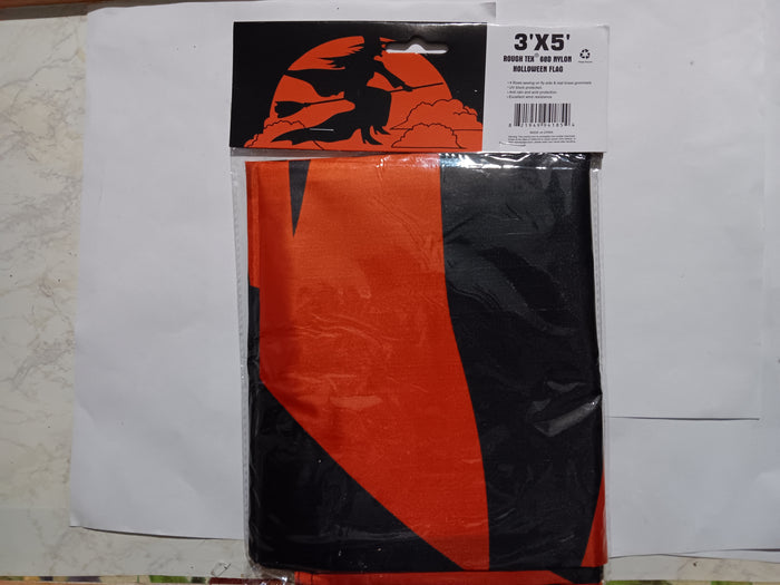 👻 Halloween Witch By Orange Moonlight 3x5 Feet Flag