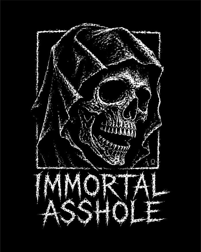 IMMORTAL ASSHOLE DECAL