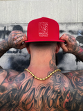 IMMORTAL ASSHOLE RED FLAT BILL HAT