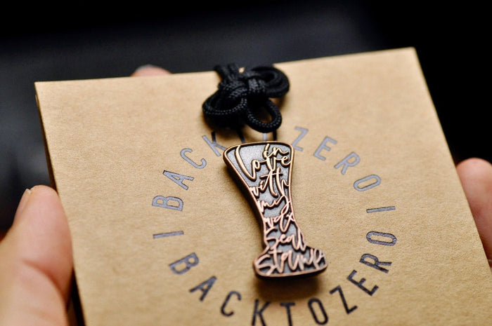 In Love with my Wax Seal Stamp Lapel Pin | Antique Copper - Backtozero B20 - antique copper, atq copper, Copper, enamel, her, him, in love, lapel, metal, metal pin, pin