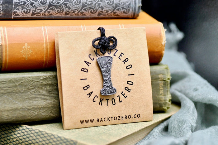 In Love with my Wax Seal Stamp Lapel Pin | Antique Silver - Backtozero B20 - antique silver, atq silver, enamel, her, him, in love, lapel, metal, metal pin, pin, Silver