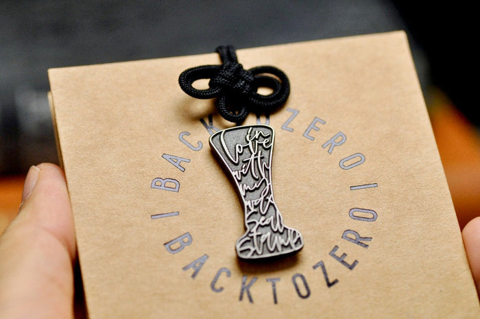 In Love with my Wax Seal Stamp Lapel Pin | Antique Silver - Backtozero B20 - antique silver, atq silver, enamel, her, him, in love, lapel, metal, metal pin, pin, Silver