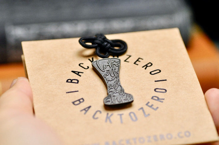 In Love with my Wax Seal Stamp Lapel Pin | Antique Silver - Backtozero B20 - antique silver, atq silver, enamel, her, him, in love, lapel, metal, metal pin, pin, Silver