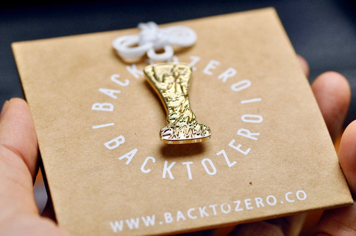 In Love with my Wax Seal Stamp Lapel Pin | Gold - Backtozero B20 - enamel, Gold, her, him, in love, lapel, metal, metal pin, pin