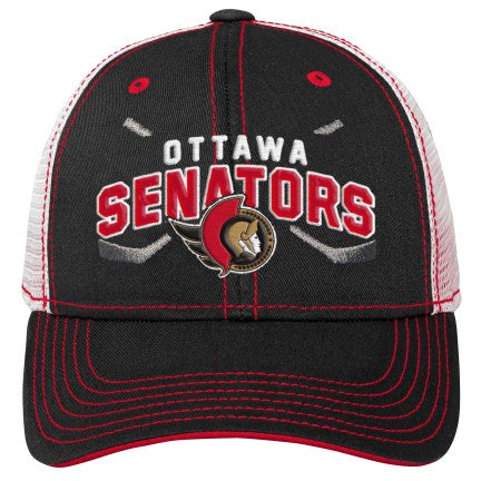 Kids Ottawa Senators Trucker Adjustable Hat