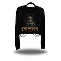 KILLS STATUE ROAD RASH CROP LONG SLEEVE TEE