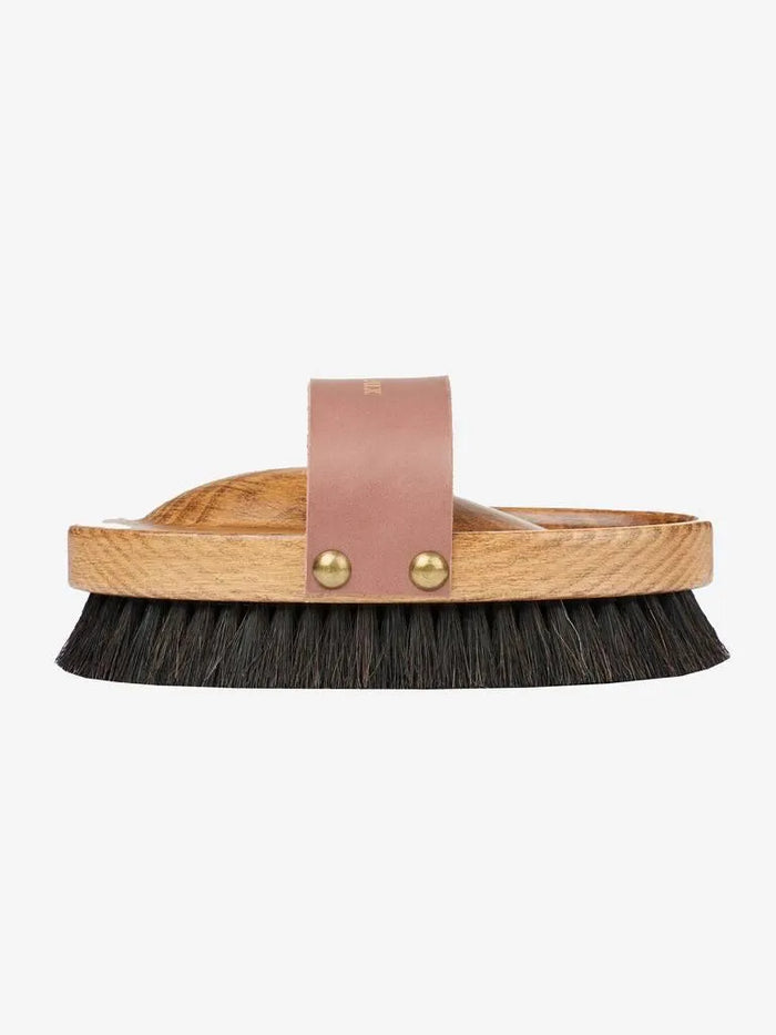 LeMieux Artisan Lambswool Body Brush Brown - -