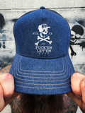 LET THEM DENIM CURVED BILL HAT