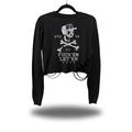 LET THEM ROAD RASH CROP LONG SLEEVE TEE