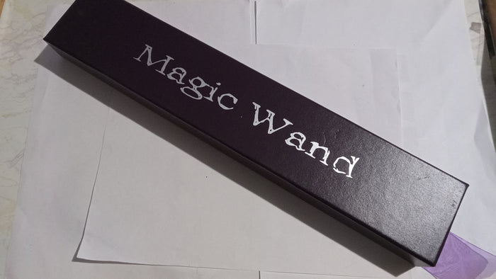 Magic Wand Brown & White Cosplay Halloween Costume in Collector Display Box