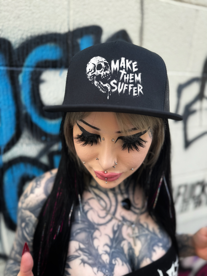 MAKE SUFFER FLAT BILL HAT