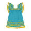Mer St. Barth - serena tassel dress-ethereal blue, 4 yrs