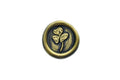 Mini Clover Leaf Wax Seal Stamp - Backtozero B20 - black, botanic, Botanical, clover, gold, gold dust, gold powder, Leaf, mini, Nature, newarrivals, Shamrock, spring