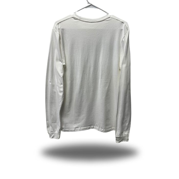 MUSCLE MAMI LONG SLEEVE TEE WHITE