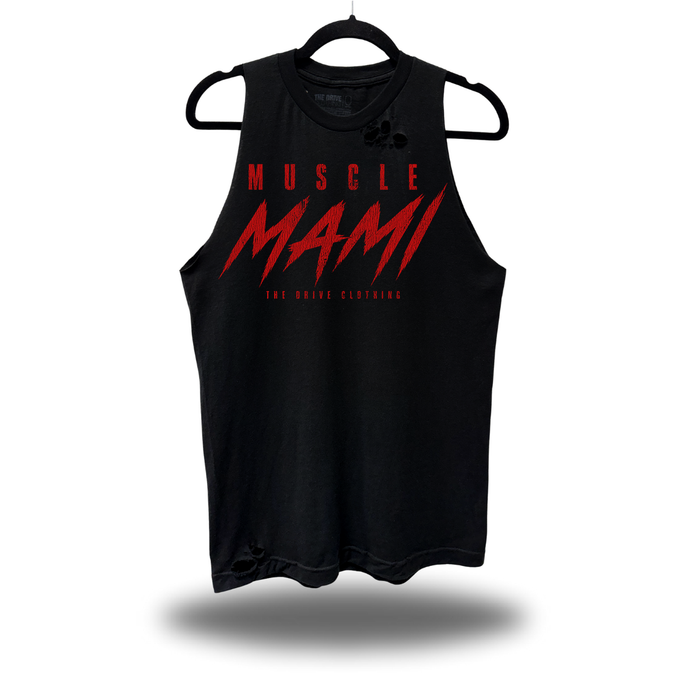 MUSCLE MAMI ROAD RASH TANK TOP