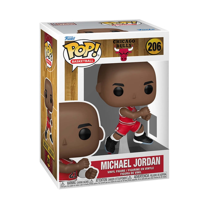 NBA POP! Funko Basketball Chicago Bulls Micheal Jordan Bald Hardwood Classics Vinyl Figure #206