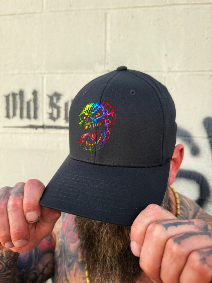 NEON NIGHTMARE FLEXFIT COTTON HAT