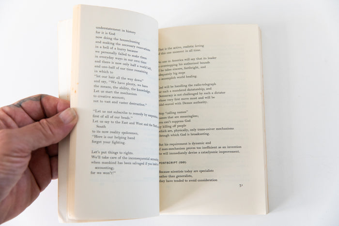 NO MORE SECONDHAND GOD and other writings