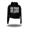 NO PAIN CROP HOODIE