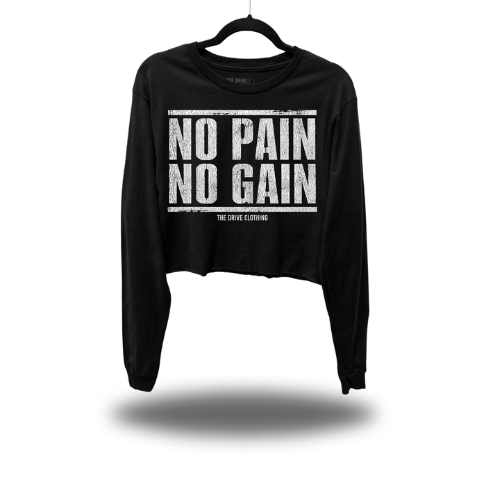 NO PAIN CROP LONG SLEEVE