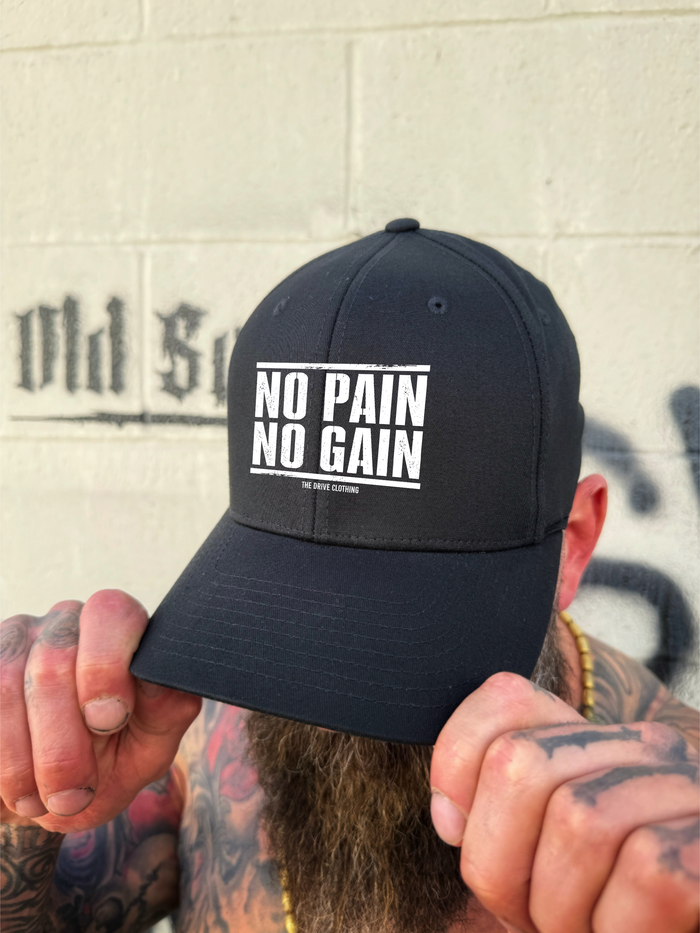 NO PAIN FLEXFIT COTTON HAT