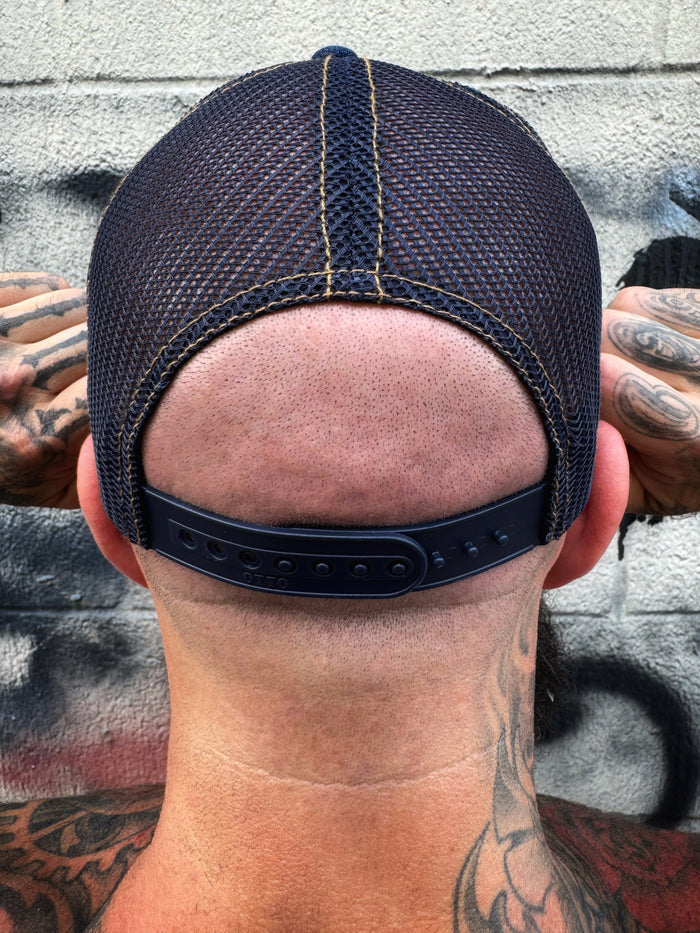 NO TEARS DENIM CURVED BILL HAT