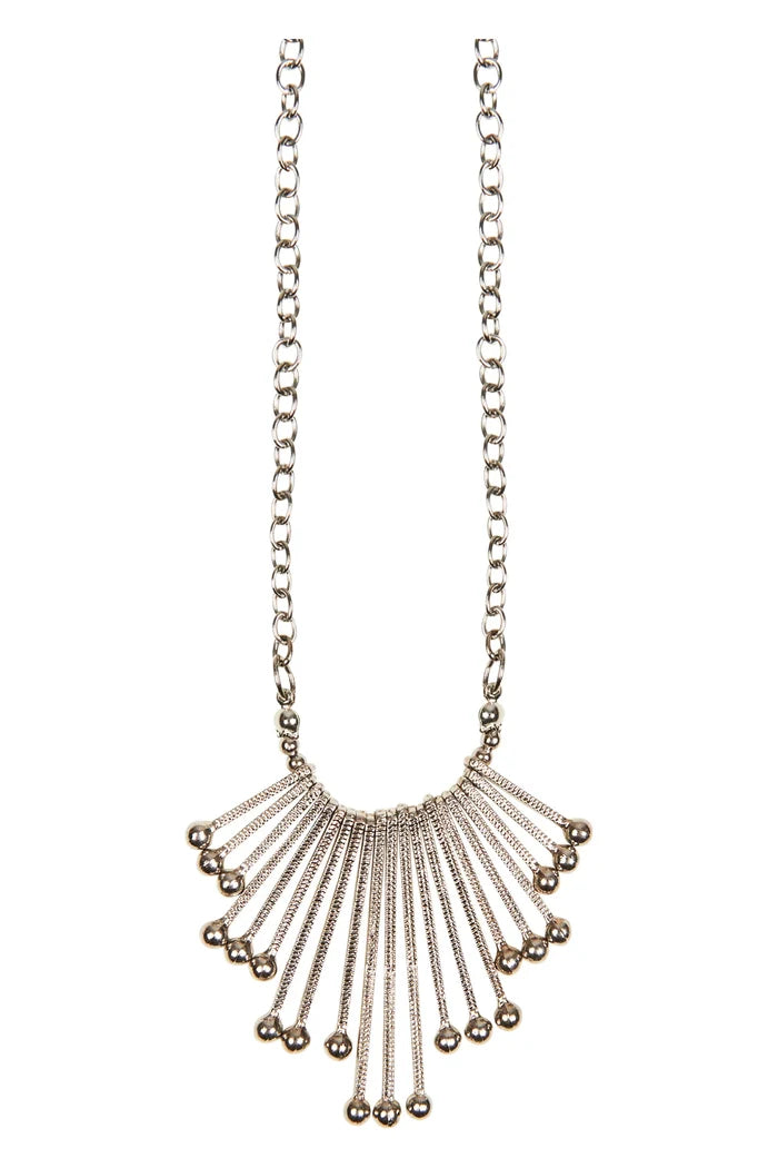 Nouveau Necklace - Silver