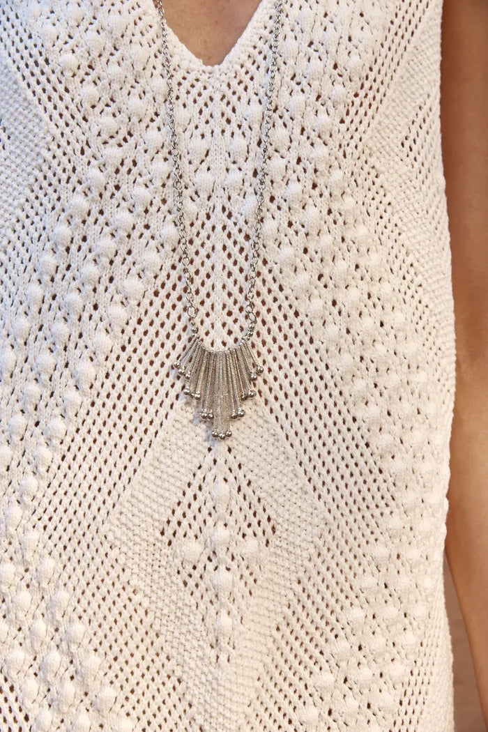 Nouveau Necklace - Silver